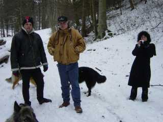 Claudio, Chrigel und Mary