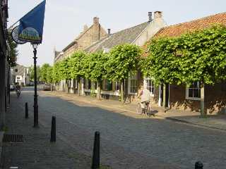 malerische Gasse in Oirschot